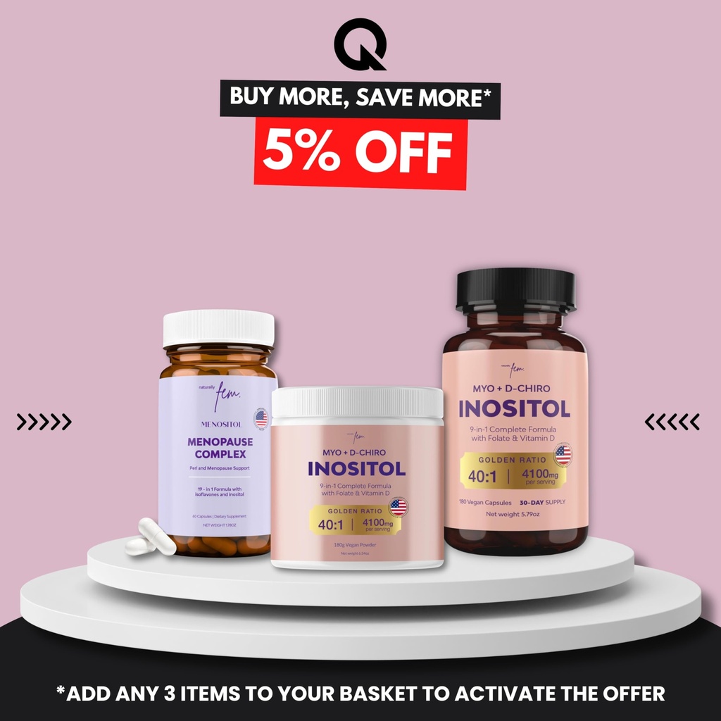 Qsta QSTA Inositol Supplement - Women's Hormone Balance