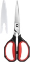 Livingo cozinha shears pesado dever: Cozinhar tesouras lava-louças seguro vem além Sharp forjado lâmina de aço inoxidável Utility Food All Purpose forged intoly to cutting Aves domésticas carne de frango ossos vegetal, 8.5 polegadas