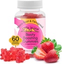 Booty Melhorando Gummy Suplemento, Big Butt Enhancer, Apoio ao treino, Multivitamin para as mulheres, Natural Glute Boost Vitaminas para uma forma curvy & Max Ganhos, 60 Vegan Gummies