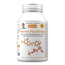 ANDREW LESSMAN Folato de metilo 1000mg - 240 Cápsulas - 1000 mcg Folato de L-metilo, Níveis Potentes de Vitamina Essencial B9. Suporta Coração Saudável, Cérebro, Imune e Gravidez. Cápsulas fáceis de engolir