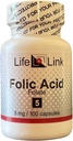 LifeLink Ácido Fólico 5 mg x 100 Cápsulas