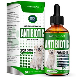 Antibióticos Naturais para Cães e Cachorrinhos * Antibióticos para Cães de Todas as Idades * Ingredientes Herbais * Ajuda com Alergias e ITUs * Para Digestão Equilibrada * Cuidados Conjuntos