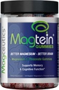 Magtein Gummies - Magnésio L-Threonate Gummy, Suporte ao Cérebro, Suplemento de foco, Aumentar a memória & Função cognitiva - 150 Vegan Gummies