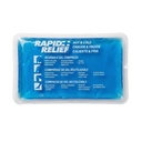 Rapid Relief Reutilizável Gel Compress quente e frio com Contour-Gel 5 1/4x9-Inch Compresso frio médio Pacote de Gelo Azul Gel para lesões