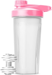 Garrafas Sr. Pen Shaker - 28 onças, frasco misturador de proteína rosa com bola de Whisk, frascos Shaker para batidos de proteína