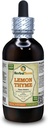 Tomilho de Limão (Thymus x Citriodorus) Tintura, Extrato Líquido de Erva Seca Orgânica (Nome da Marca: HerbalTerra, Proudly Made in USA) 4 fl.oz (120 ml)