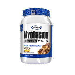 Gaspari Nutrition Myofusion Advanced Protein, Protein Blend with Whey Protein, Casein Protein and Isolate Protein, Low Fat and Gluten Free (Chocolate Peanut Butter Crunch, 2 libras)
