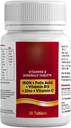 Ferro B12 FOLIC Ácido VIT C para Energia Saudável, Resistência, Imunidade (Pacote de 1, 30)