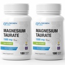 Puregen Labs Taurate de magnésio 1500mg por serviço [Alta potência] Total 360 Veggie Caps, Quelated for Superior Absorção, Non-GMO, NO Gluten and Dairy □ Made in USA