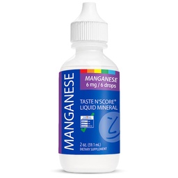 Sabor N' Score Manganês Liquid Ionic Mineral Supplement; 100% Pure; 6 mg; 118 Servings
