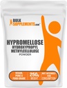 BulkSuplementos.com Hipromelose Pó - Hidroxilpropil Metilcelulose, Excipiente e agente espessante - Classe alimentar & Vegan Alternativa, 250g (8.8 oz) (Pacote de 1)
