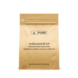 Ingredientes originais puros sem sabor instantaneamente BCAA (8 onças) pó, ramificado cadeia essencial aminoácidos, Suplemento