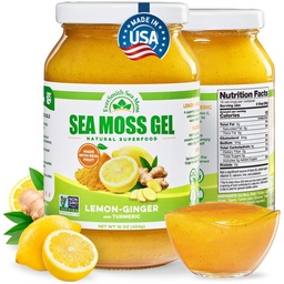 Wildcrafted Irish Sea Moss Gel □ Made in USA Rico em Vitaminas & Minerals □ Sea Moss Gel Raw