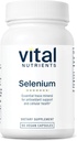 Nutrientes Vitais - Selênio - Apoio Poderoso Antioxidante - 90 Cápsulas Vegetarianas por Garrafa - 200 mcg