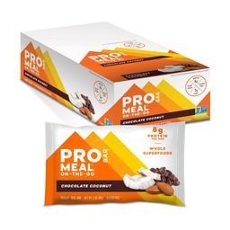 PROBARR - Barra de farinha, Coco de Chocolate, Não-GMO, Sem Glúten, Saudável, Baseada em Plantas, Ingredientes de Alimentação Integral, Energia Natural (12 Count)