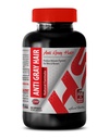 Ácido Fólico Suplemento - Anti Gray Hair Fórmula Natural - Suporte o Sistema Nervoso (1 frasco 60 cápsulas)