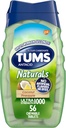 TUMS Naturals mastigável mastigação de antiácido ultra-força para alívio da azia, abacaxi coco - 56 Conde