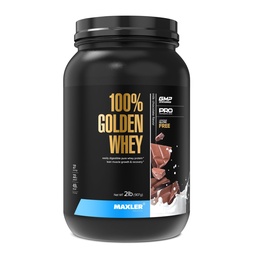 Maxler 100% Golden Whey Protein - 22g Protein per Serving - Premium Whey Protein Powder for Pre Post Treinout - Rápido-Absorvendo Whey Concentrate Isolato & Hidrolisado Mistura - Leite Chocolate Proteína 2 lb