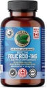 Pure Labs Vitaminas Ácido Fólico Bioativo 1mg Libertação lenta, 55 GR
