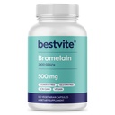 Bromelain 500mg (2400 GDU/Gram) (120 Cápsulas vegetarianas) - Sem Estearatos - Vegan - Sem Gelatina - Sem Sílica - Não GMO - Glúten Grátis