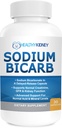 Comprimidos de Bicarbonato de Sódio 650 Mg - Release Atrasada para Função Normal do Rim - Comprimidos de Refrigeração, Comprimidos de Sódio, Bicarbonato De Sódio para Tomar, Bicarbonato de Soda - 30 Cápsulas