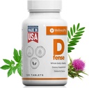 Detox Cleanse, Gut & Liver Cleanser, Suplemento dietético de ervas, Cardo de leite, Goldenseal, Senna, Cálcio & Magnésio, Probióticos, Multivitamina & Multimineral, 120 Comprimidos