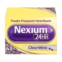 Nexium 24HR ClearMinis Acid Reducer Azia Alívio Cápsulas de liberação adiadas para proteção de todos os dias e noites de Azia Frequente, Medicina de Azia com Esomeprazol Magnésio - 42 Contagem