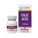 Fonte Superior Ácido Fólico 1200 mcg - Suporta Coração, Imune & Sistema Nervoso - 100 Comprimidos Sublinguais
