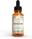 Khroma Herbal Products Liver Love - Apoio orgânico ao fígado - Suplemento dietético líquido de 2 onças - Alcool grátis