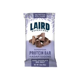 Barras de Proteínas Funcionais Superalimentares Laird – Barra de Proteínas, mas melhor com Ingredientes Verdadeiros, Cogumelos Funcionais 10g Proteína Baseada em Plantas, 6g Fibra - Não-GMO - Sal de Chocolate Escuro, 10 Count of 1)