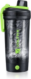 VOLTRX Shaker Garrafa, Misturador de Proteínas Elétricas Recarregáveis de gálio USB C, Copos de Shaker para Reabastecimento de Proteínas e Refeições, BPA Free, Made with Tritan, 24 oz