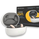 Audien Hearing ION Wireless recarregável OTC Hearing Aid, Design Premium Comfort e quase invisível