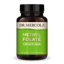 Dr. Mercola Folato de metilo - Suporta Detoxificação e Saúde Celular - Folato 5-MTHF - Fórmula biodisponível - 5 mg - 30 Cápsulas