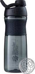 BlenderBottle SportMixer Shaker garrafa perfeita para batidos de proteína e pré-treino, 28-onça, preto