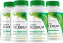 Youngevity Ultimate Selenium 100 mcg 4 Garrafas 90 Cápsulas Cada