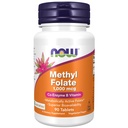 Now Foods Supplements, Folato de metilo 1.000 mcg, Folato Metabolicamente Ativo*, Co-Enzima B Vitamina, 90 comprimidos