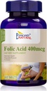 Ácido Fólico 400mcg (suporte à gravidez, manter funções de saúde), GMP, Assn produto natural certificado, Made in USA - 400mcg, 60 comprimidos