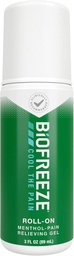 Gel de alívio da dor por biocongelamento, Reliver da dor por artrite, Alívio da dor do joelho e lombar, Alívio muscular doloroso, Alívio da dor do pescoço, Farmacêutico recomendado, FSA elegível, 3 FL OZ Biocongelamento Gel Menthol