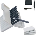 Aparelhos auditivos Guardas de cera Filtros Cerumen Stop Armadilhas de cera para Phonak, Unitron, Widex Aparelhos auditivos Limpador com kit de escova de limpeza Ferramentas e caixa de transporte – 3Packs/24 Filtros