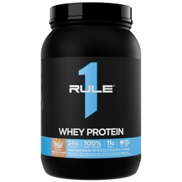 Regra 1 Whey Protein – 24g Fast-Acting Protein from All-Whey Sources with Naturally Occurring EAAs & BCAAs for Workout Recovery or Anytime Use (2 libras*, toasted Cinnamon Cereal)