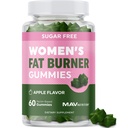 Gomas de queimador de gordura feminino para perda de peso Chá verde, Verde café Bean, Garcinia Cambogia e cetonas   , Queimadores de gordura para mulheres perda de peso Gummies , Verde chá gordura queimador suplementos , 60 contagem