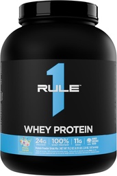 Regra 1 Whey Protein – 24g Fast-Acting Protein from All-Whey Sources with Naturalmente Occurring EAAs & BCAAs for Workout Recovery or Anytime Use (5 libras*, cereal frutado)