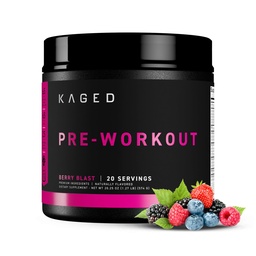 Kage original pré-treino em pó , Berry Blast , pré-treino com Creatina, Beta Alanine, L-Citrulina, BCAAs , 274 mg Cafeína orgânica , pré-suplementos para homens e mulheres