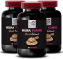Suporte à planta - MUIRA PUAMA BARK EXTRACT - Vitalidade diária, Energizador de Ervas, Cirurgião de Energia, Força Equilibrada, Mistura Energizante, Fluxo de Energia, Fonte Botânica 3 Garrafas 180 Cápsulas