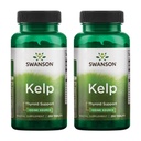 Swanson Kelp - Fonte de iodo natural que apoia a saúde da tireóide - Suplemento mineral w / fonte de iodo padronizado 0,4% - (250 comprimidos, 225 mcg cada) (2 pacote)