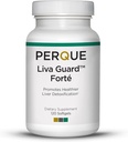 PERQUE Liva Guard Forte 120 Softgels – Fórmula de ervas e antioxidantes para função hepática e detox – Suporta saúde metabólica e celular – Não-GMO, fórmula vegetariana sem glúten – 120 contagem