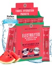 KEY NUTRIENTS Electrolytes Powder Packets - Refrescante Melancia 20 Pack Pacote de Hydration Packets - Travel Hydration Powder - Sem açúcar, sem calorias, sem glúten - Made in USA