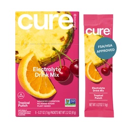 Curar Hydration □ Planta-baseado Electrolyte Drink Mix □ Não adicionado açúcar □ Desidratação Alivio em pó feito com água de coco □ Não-GMO Vegan