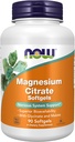 Now Foods Supplements, Citrato de magnésio, com glicinato e malato, suporte do sistema nervoso*, 90 Softgels