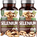 2-Pack N1N Premium Pure Selenium [Max Absorção, 200MCG] para apoiar a Imunidade, Saúde do Coração e Próstata, 360 Veg Caps